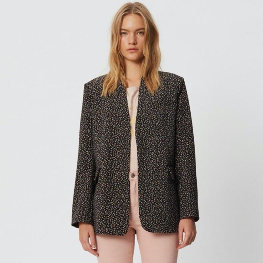 NWT Sofie Schnoor Floral Blazer Size M